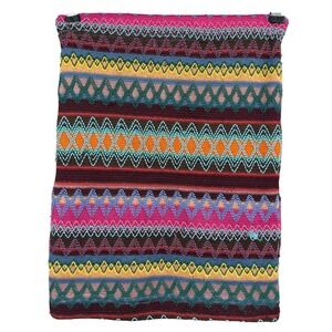 Vintage Wet Seal Y2K Tube Bandeaux Mini Skirt Multicolor‎ Tribal Aztec Knit S